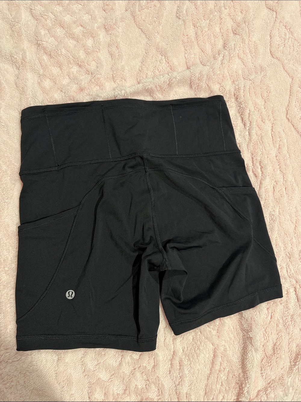 lululemon athletica Black High-Rise Sculpting Athletic Shorts